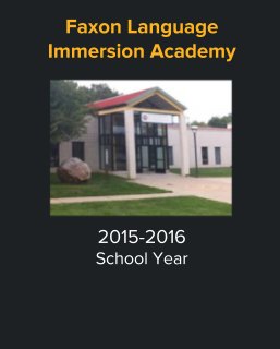 Faxon Language  Immersion Academy book cover