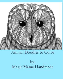 Animal Doodles to Color book cover
