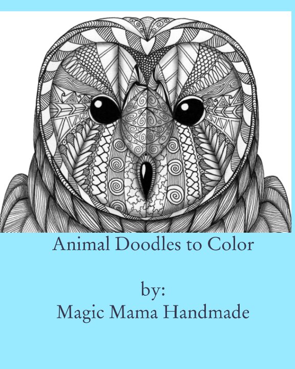 Ver Animal Doodles to Color por Magic Mama Handmade