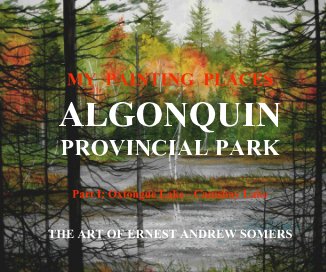 MY PAINTING PLACES ALGONQUIN PROVINCIAL PARK Part I: Oxtongue Lake - Canisbay Lake book cover