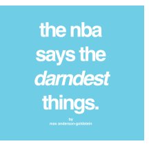 the nba says the darndest things book cover