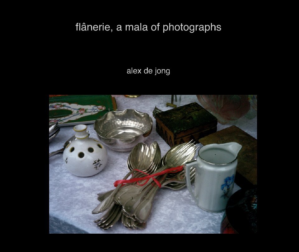 Visualizza flÃ¢nerie, a mala of photographs di alex de jong