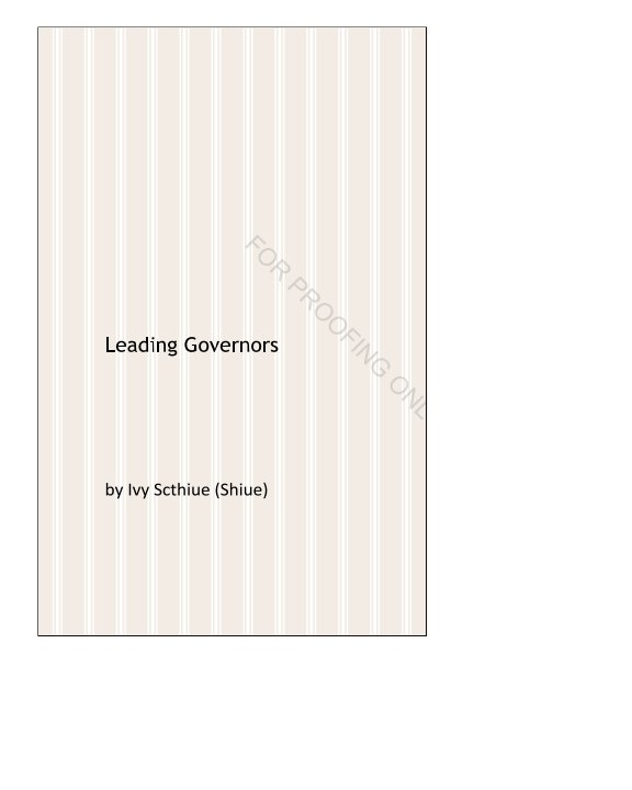 Ver Leading Governors por Ivy Scthiue (Shiue)