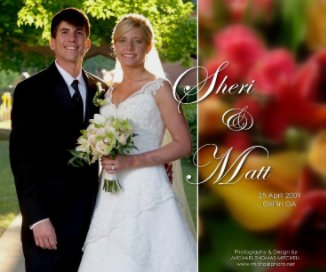 The Wedding of Sheri & Mat 10x8 book cover