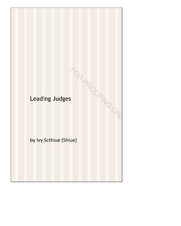 Ver Leading Judges por Ivy Scthiue (Shiue)