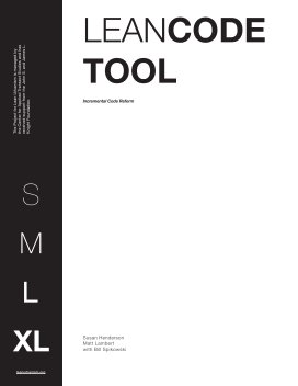 Lean Code Tool book cover