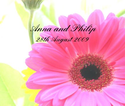 Anna and Philip 28th August 2009 book cover