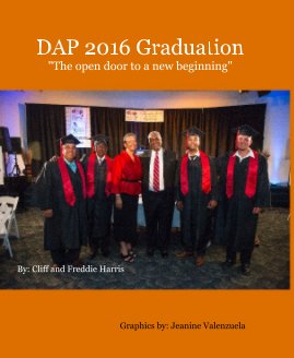 DAP 2016 Graduation "The open door to a new beginning" book cover