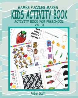 Kids Activity Book ( Activity Book For Preschool ) -Vol. 3 book cover