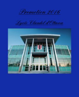 Livre Souvenir de la Promotion 2016 book cover