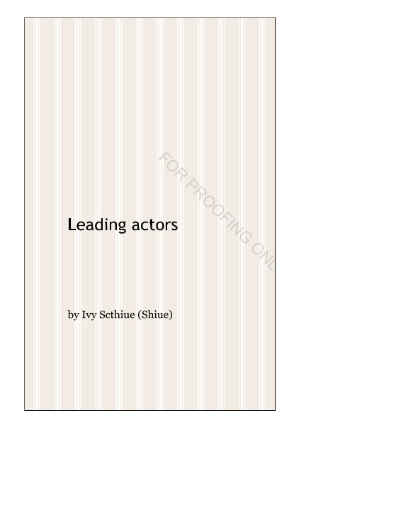Ver Leading actors por Ivy Scthiue (Shiue)