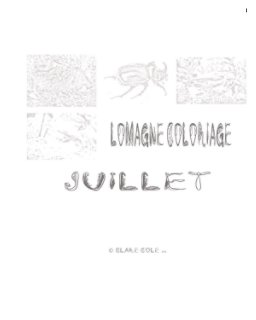 Lomagne Coloriage Juillet book cover