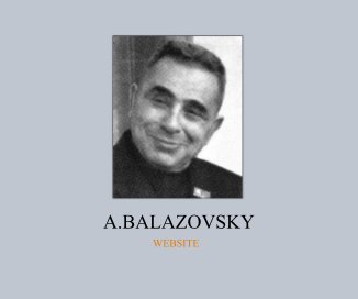 A.BALAZOVSKY book cover