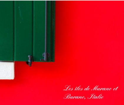 Les îles de Murano et Burano, Italie book cover