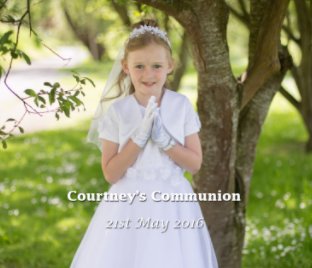 Courtney's Communion book cover