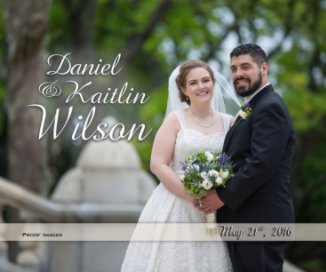 Wilson Wedding Proof book cover