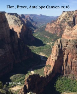 Zion, Bryce, Antelope Canyon 2016 book cover