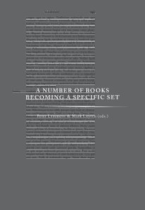 A number of books becoming a specific set (Sep 2016) book cover