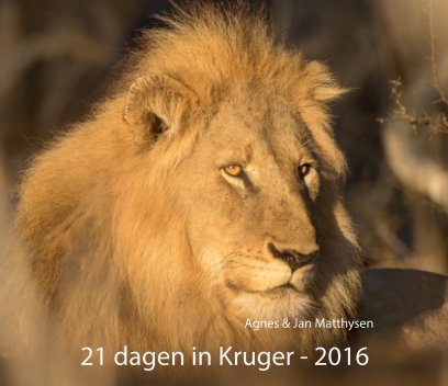 21 days in Kruger 2016 book cover