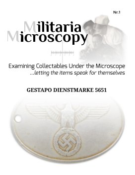 Militaria Microscopy Number 1 book cover
