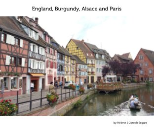 England, Burgundy, Alsace and Paris book cover