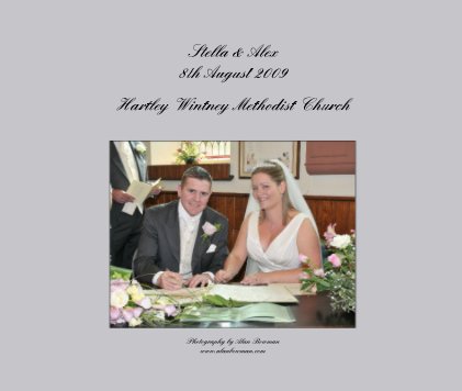 Stella & Alex 8th August 2009 book cover