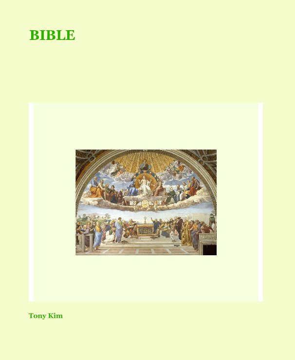 Ver BIBLE por Tony Kim
