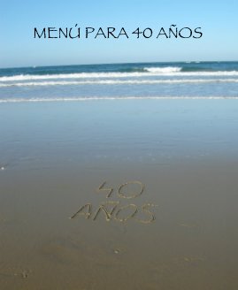 MENÃ PARA 40 AÃOS book cover