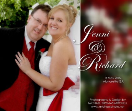 The Wedding of Jenni & Richard (13x11) book cover