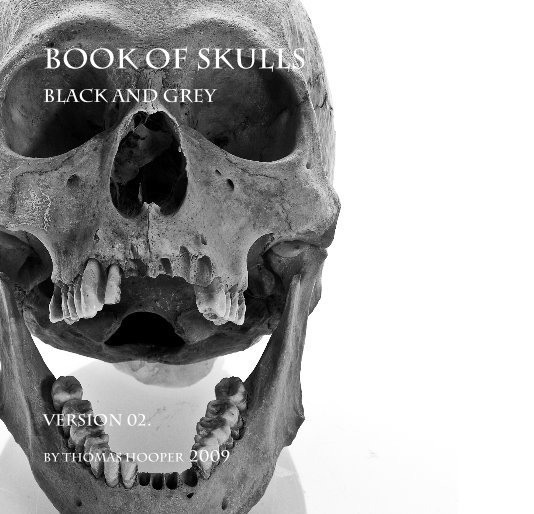 View Book of Skulls Black and Grey by Thomas Hooper 2009