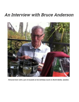 An Interview with Bruce Anderson book cover