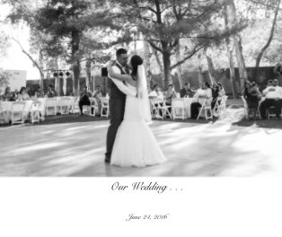 Our Wedding . . . book cover