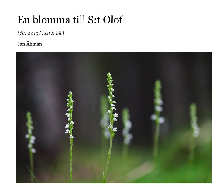 View En blomma till S:t Olof by Jan Åhman