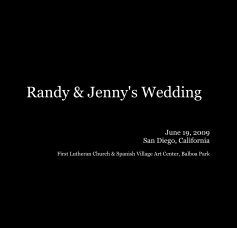Randy & Jenny's Wedding book cover