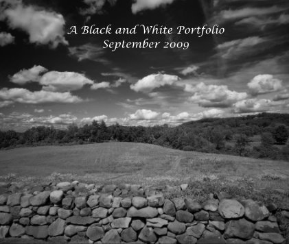 A Black and White Portfolio September 2009 book cover