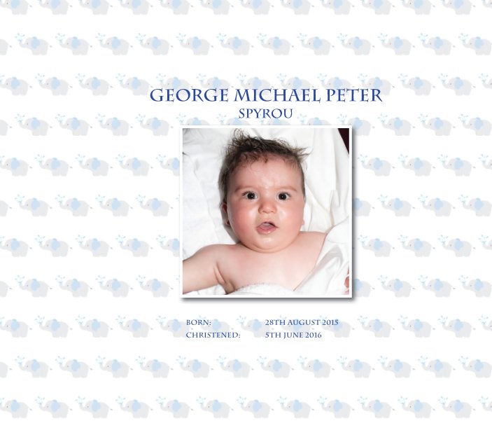 Bekijk George Spyrou christening op Nicholas Mann