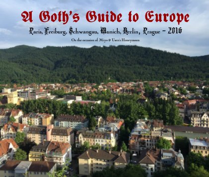 A Goth's Guide to Europe book cover