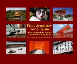 Tribochemistry 2009 Kyoto book cover