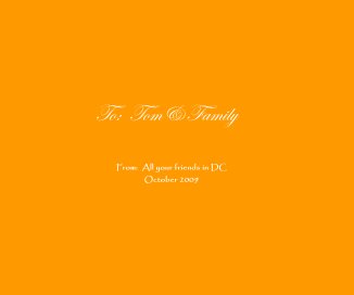 To: Tom& Family book cover