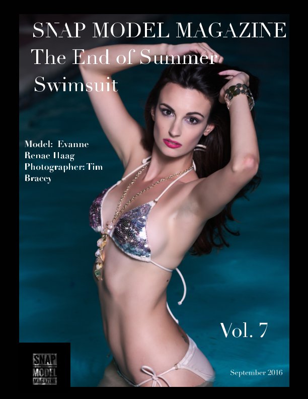 SNAP MODEL MAGAZINE THE END OF SUMMER SWIMSUIT by DANIELLE COLLINS