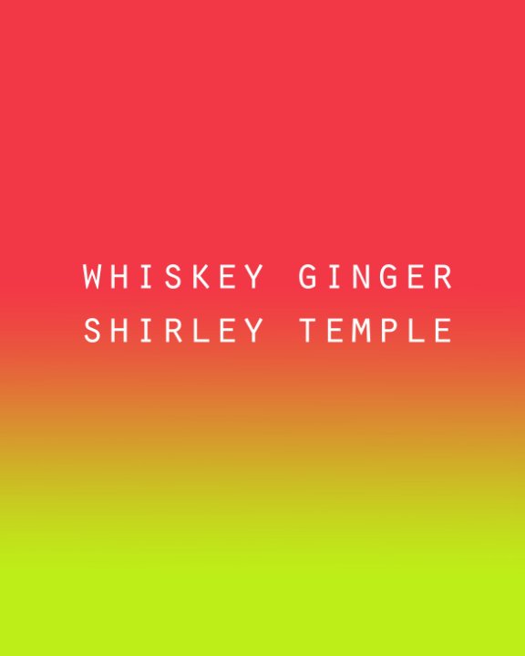 Ver Whiskey Ginger Shirley Temple: MFA Thesis Exhibition Portfolio (PREMIUM MATTE PAPER - Softcover) por Philippe (Hyojung Kim)