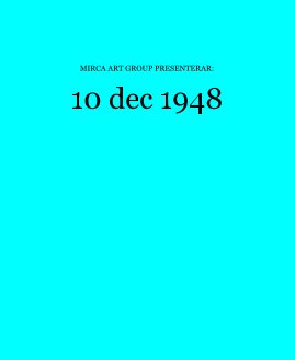 Mirca Art Group: 10 dec 1948 book cover