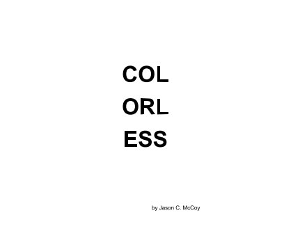 COLORLESS book cover
