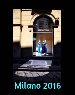 Milano 2016 book cover