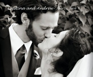 Cristina and Andrew- June 13, 2009 book cover