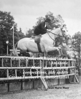 Major show jumping competitions, side saddle book cover