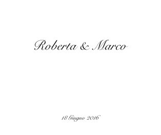 Roberta & Marco book cover
