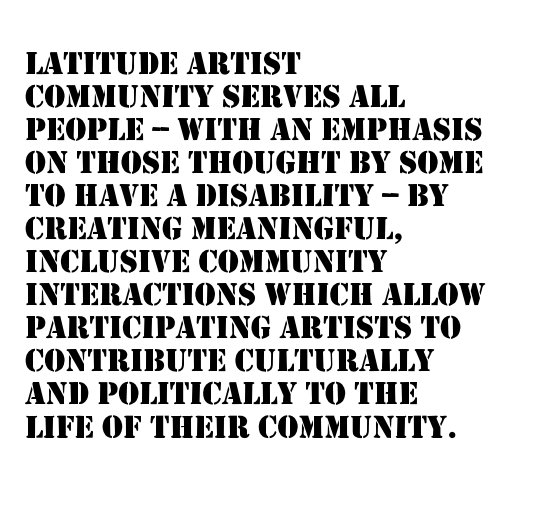 Bekijk Latitude Artist Community op Bruce Burris, Crystal Bader and Phillip March Jones.