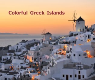 Colorful Greek Islands book cover