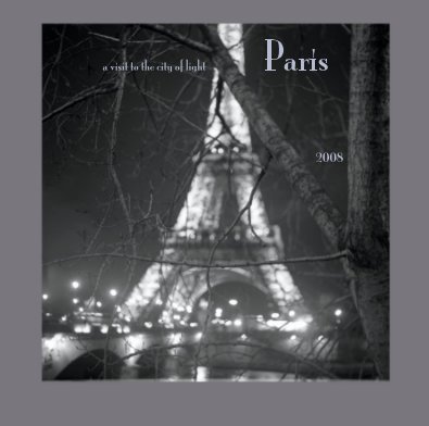 a visit to the city of light Paris 2008 book cover